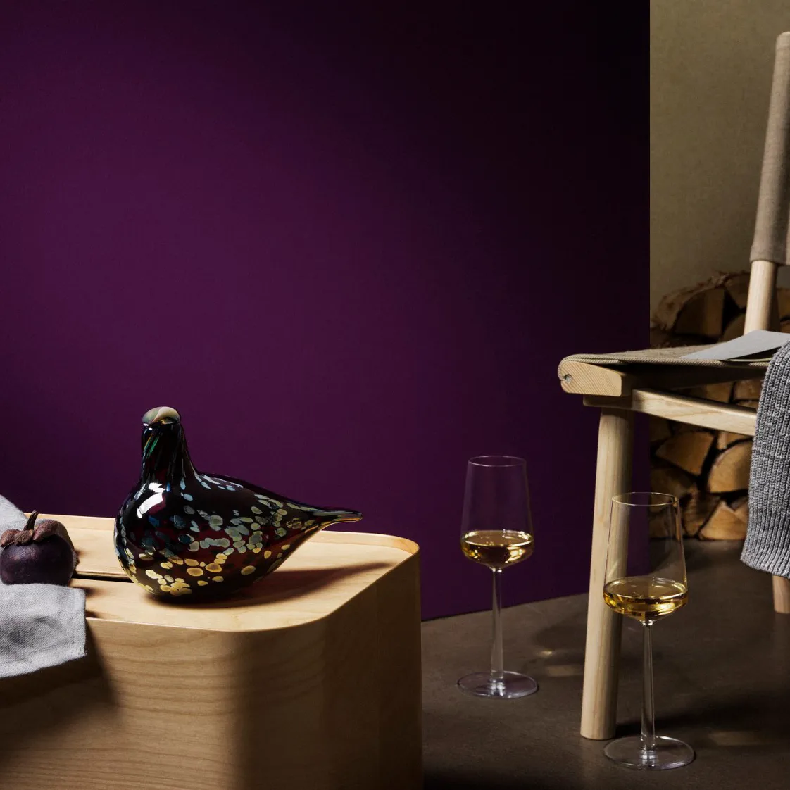 Essence hvidvinsglas 2 pak, klar 2 stk Iittala