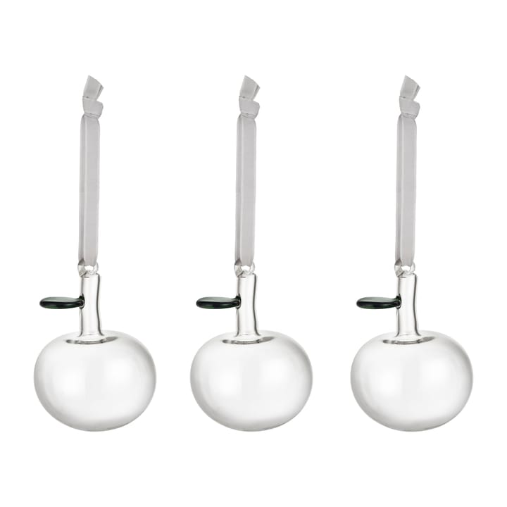 Iittala glasæble 3-pak - Klar - Iittala