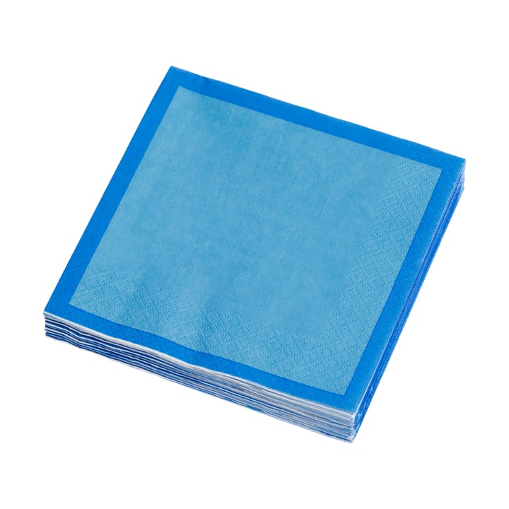 Iittala papirservietter 33x33 cm 20-pak, Elektrisk blå Iittala