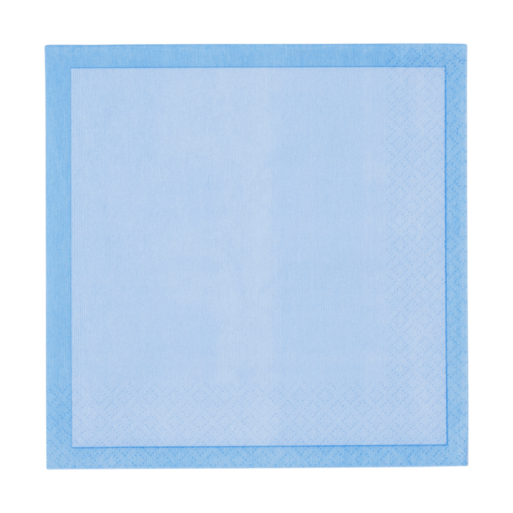 Iittala papirservietter 33x33 cm 20-pak - Isblå-blå - Iittala