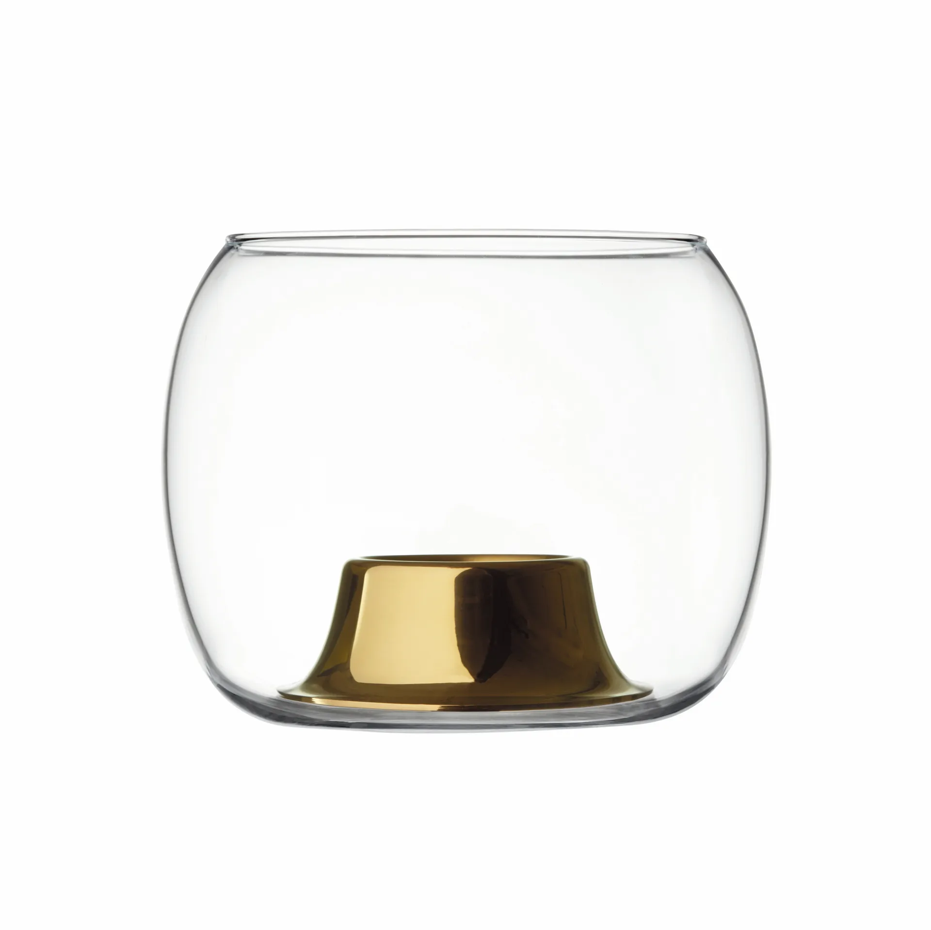 Kaasa lysestage, klar - roseguld Iittala