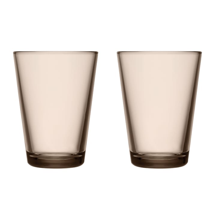 Kartio drikkeglas 40 cl 2 stk - Hør - Iittala