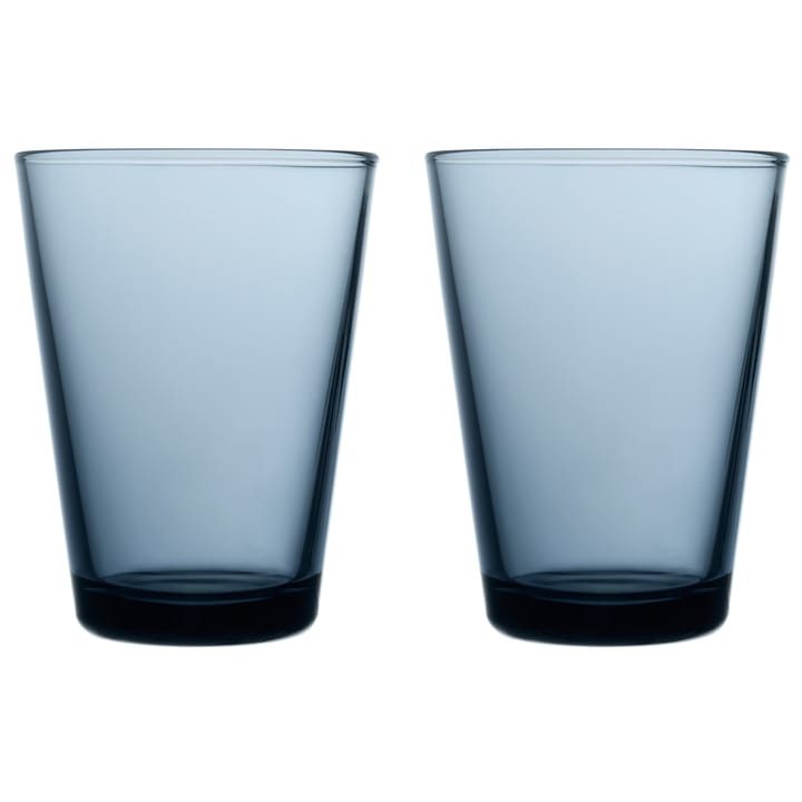 Kartio drikkeglas 40 cl 2 stk - regn-blå - Iittala