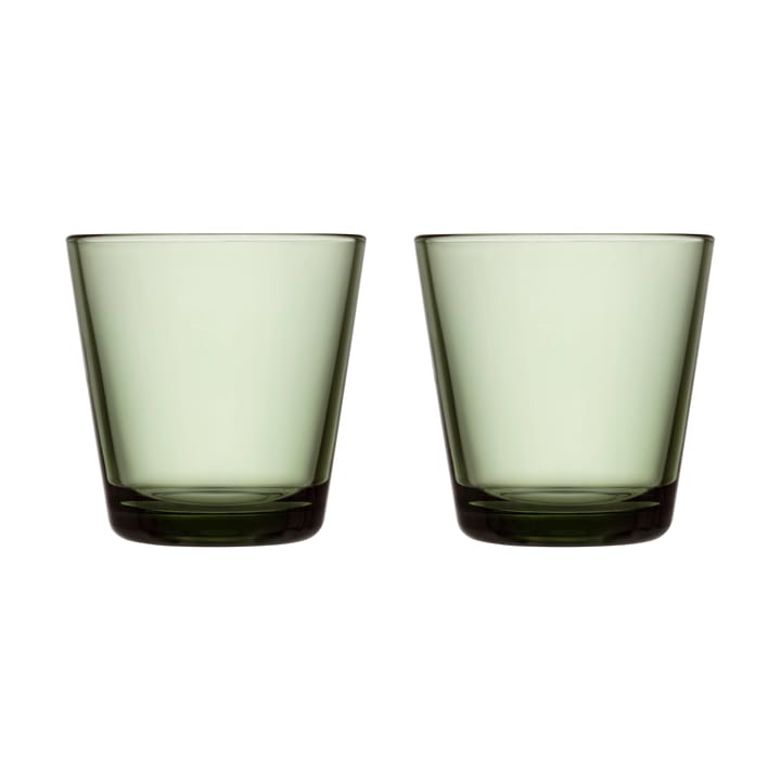 Kartio glas 21 cl 2 stk - Fyrretræsgrøn - Iittala