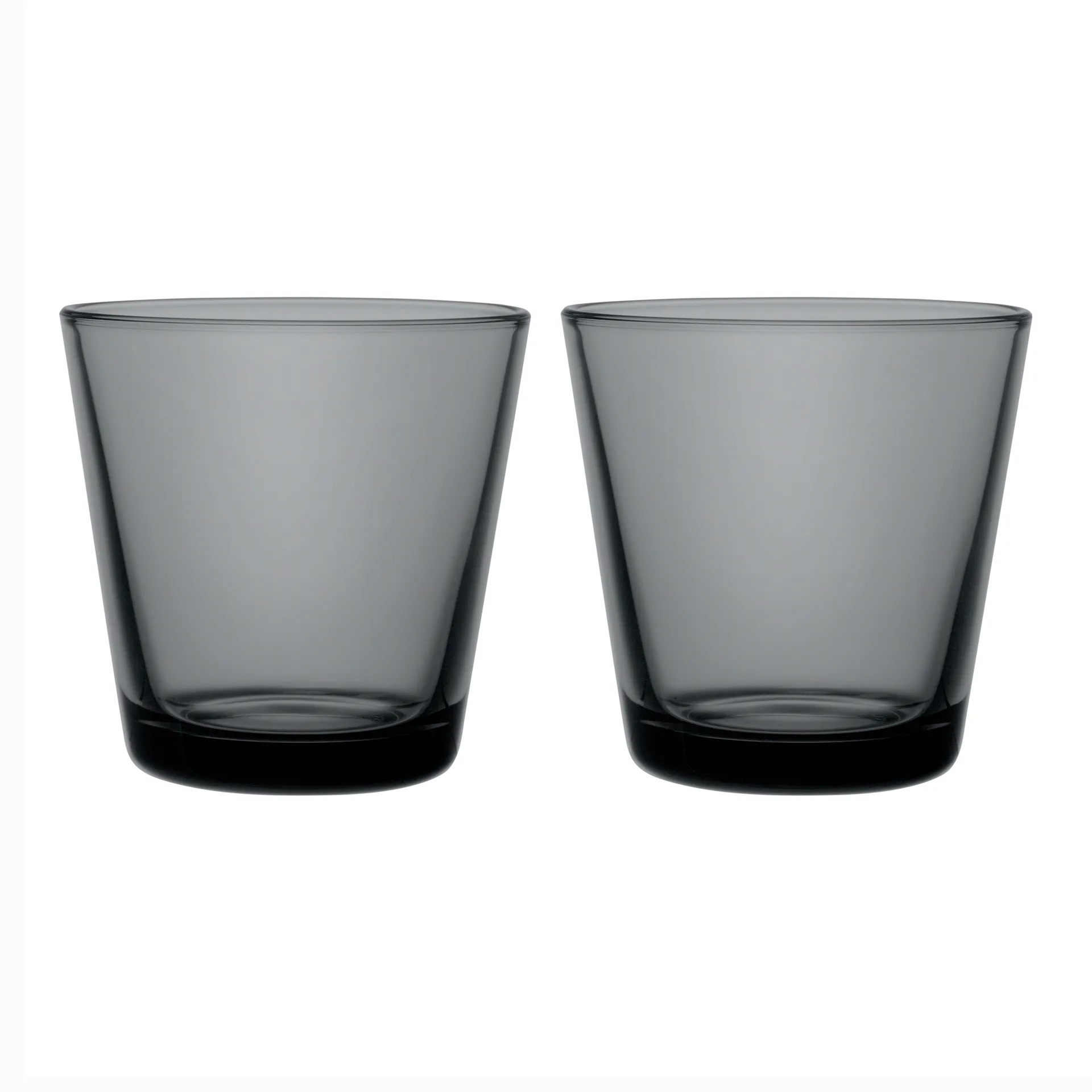 Kartio glas 21 cl 2 stk, Mørkegrå Iittala