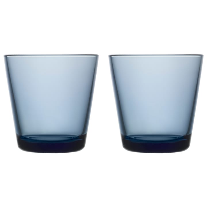 Kartio glas 21 cl 2 stk - regn-blå - Iittala