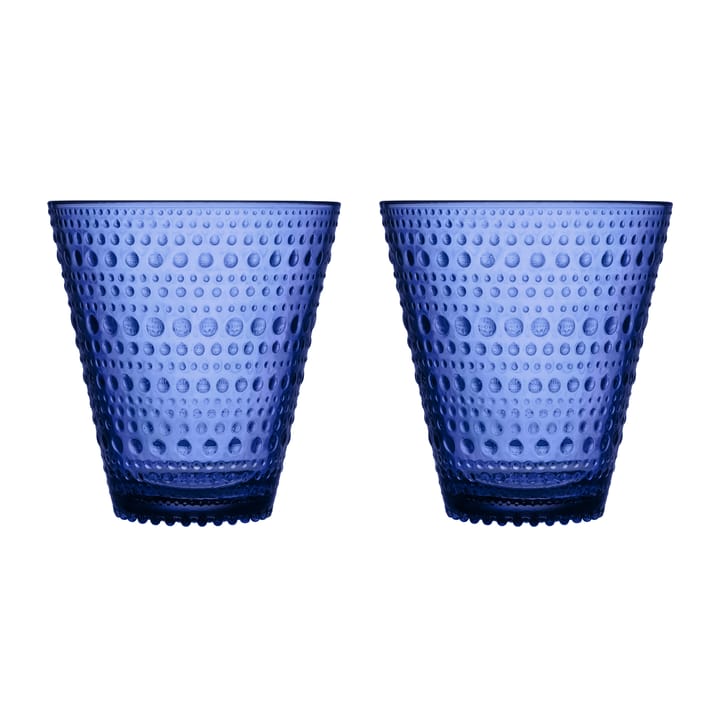 Kastehelmi glas 30 cl 2 stk - Ultra marineblå - Iittala