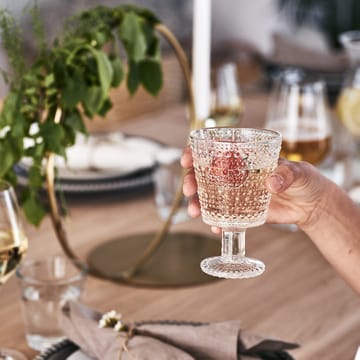 Kastehelmi glas på fod 26cl 2 stk - Klar - Iittala