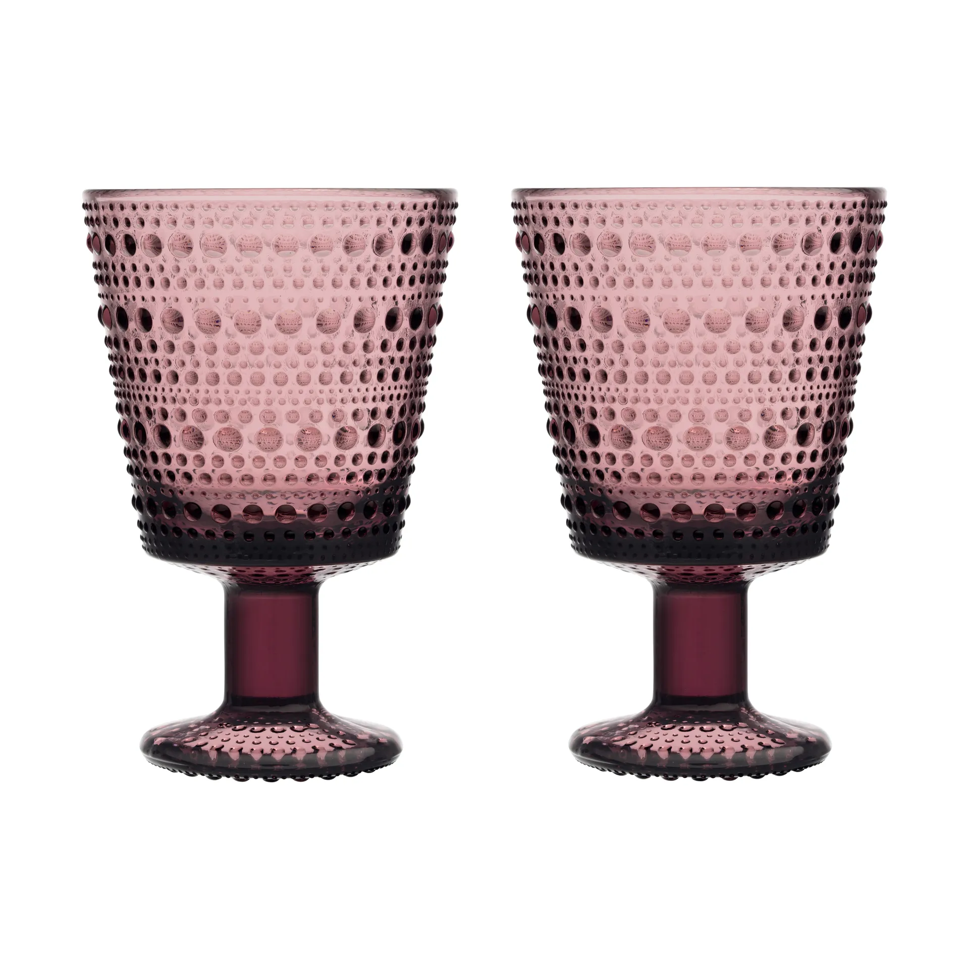 Kastehelmi glas på fod 26cl 2 stk, Lyng Iittala