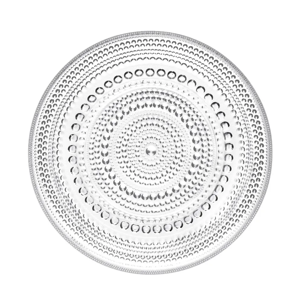 Kastehelmi tallerken, Ø24,8 cm, klar Iittala