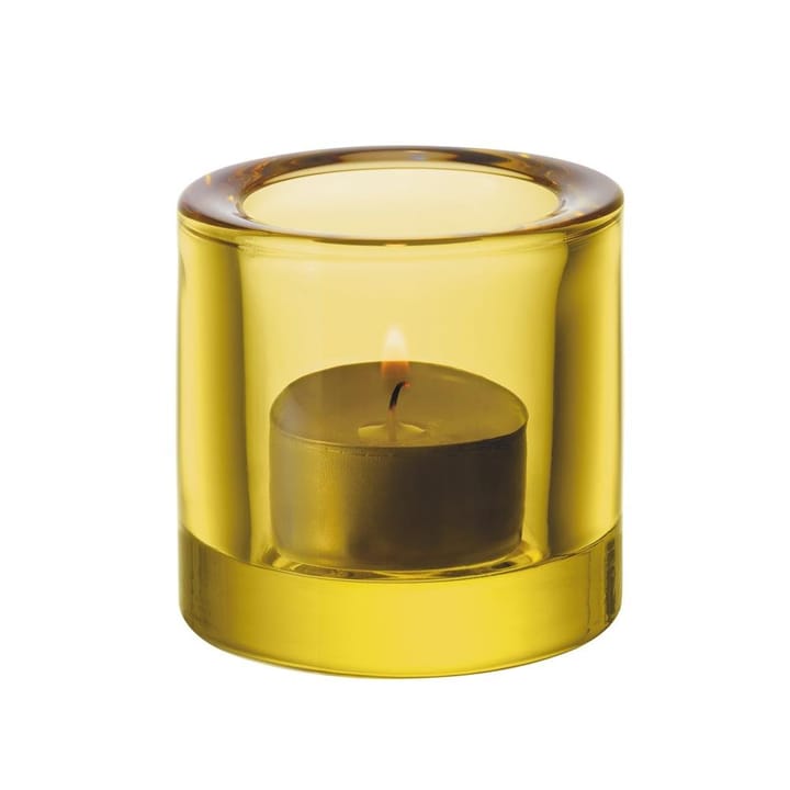 Kivi lysestage - citrongul - Iittala