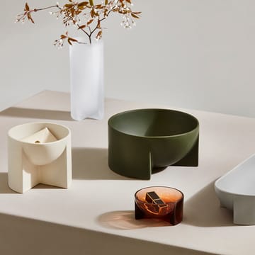 Kuru keramikskål 12x24 cm - Mosgrøn - Iittala