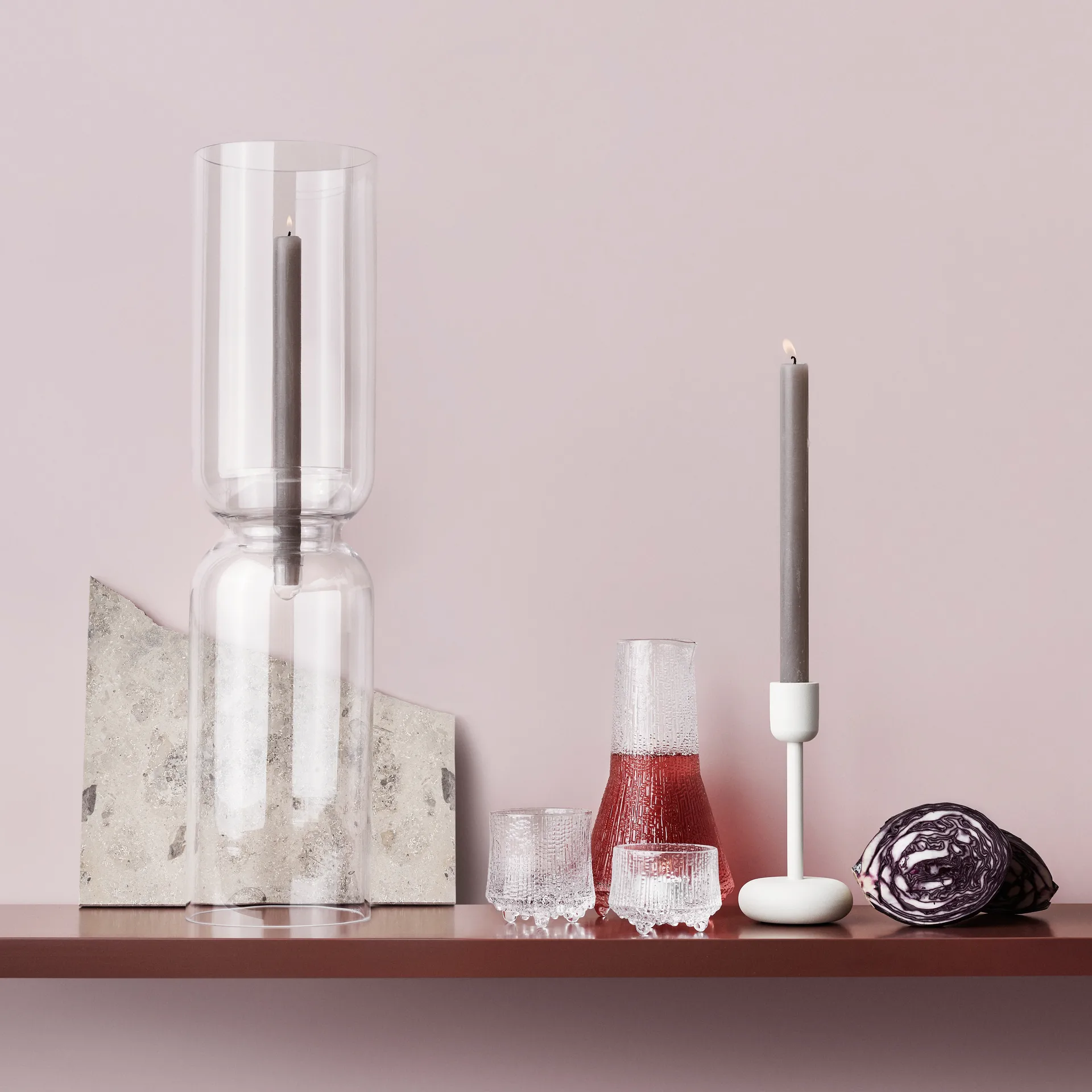 Lanterne lyslygte 60 cm, Klar Iittala