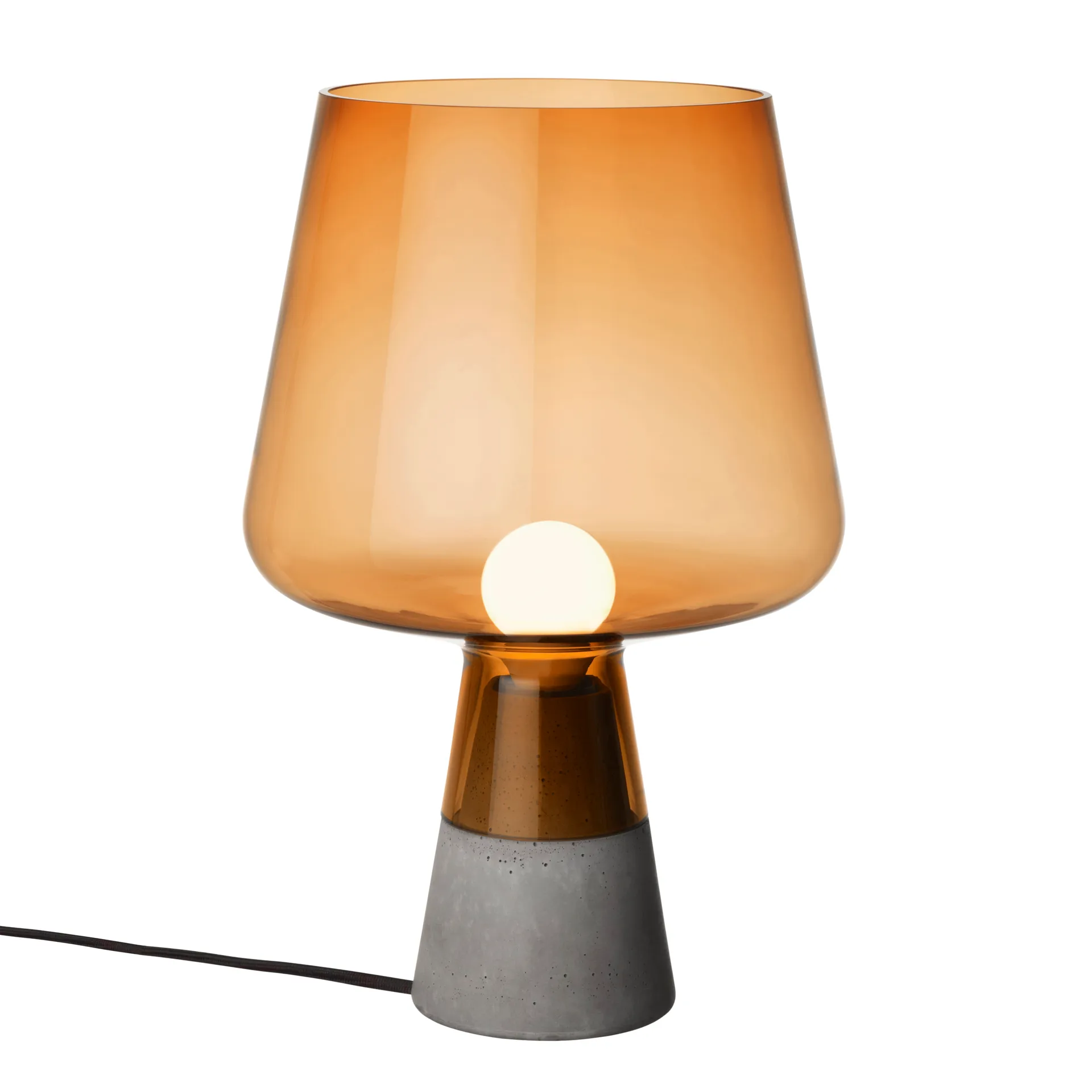 Leimu bordlampe 38 cm, brun Iittala