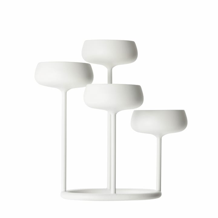 Nappula kandelaber, hvid Iittala
