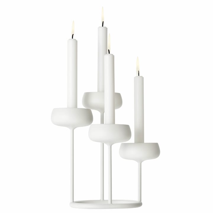 Nappula kandelaber, hvid Iittala