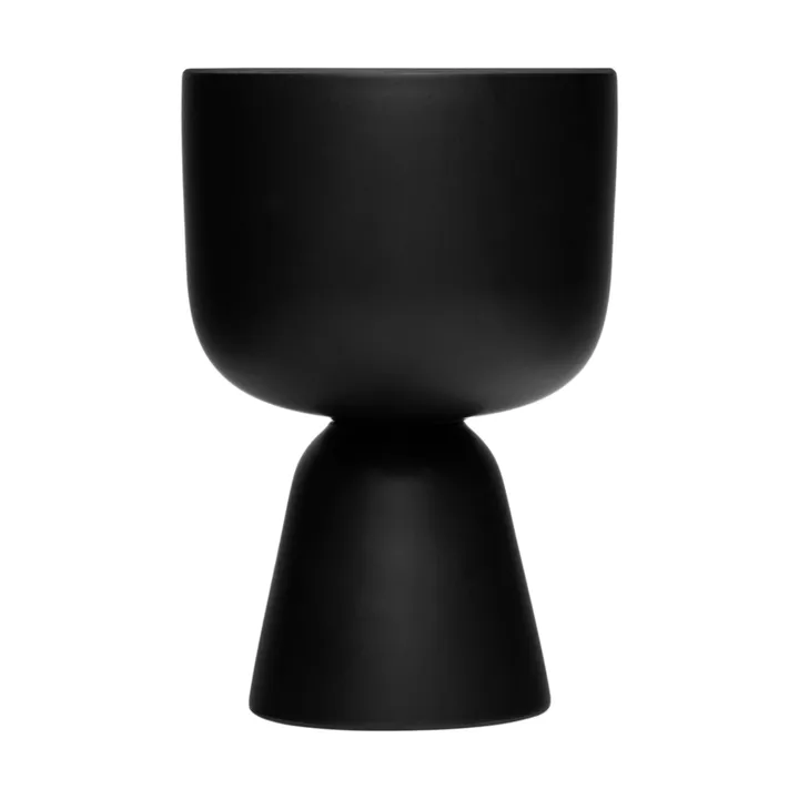 Nappula krukke - Mat sort, 23x15,5 cm - Iittala