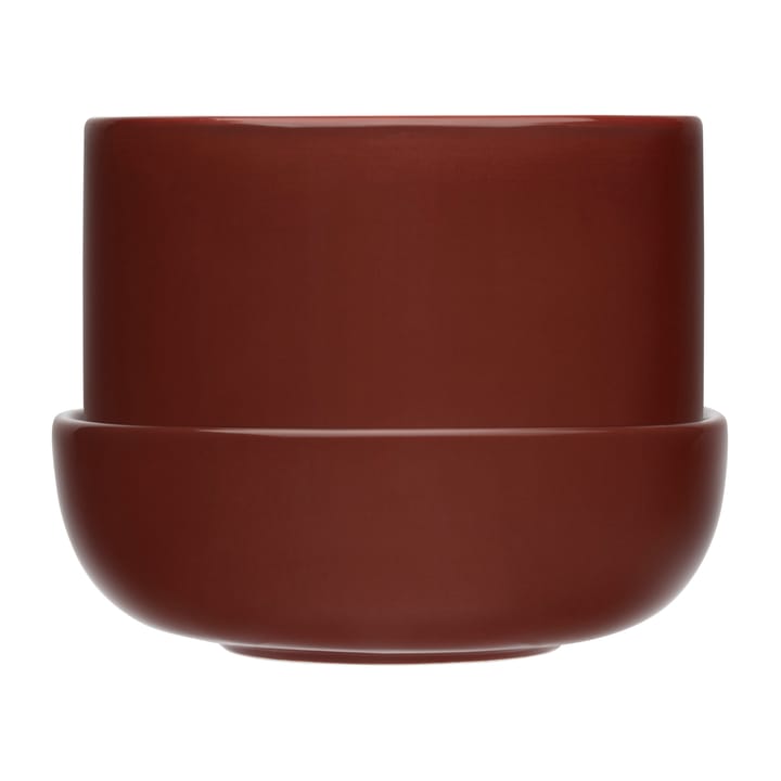 Nappula krukke med fad Ø17 cm h13 cm - Brun - Iittala