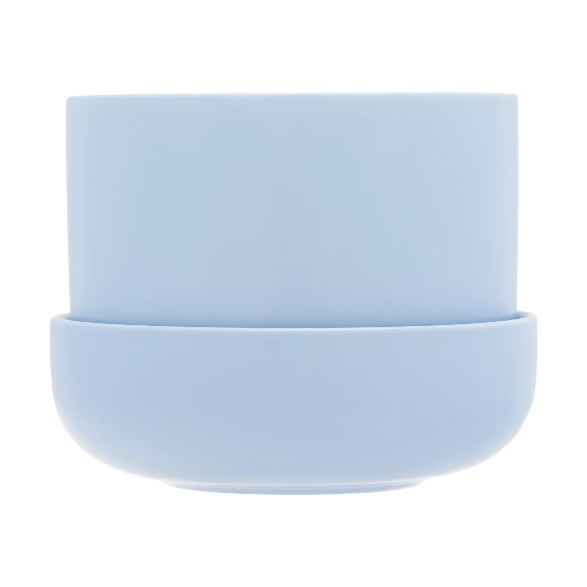 Nappula krukke med underskål Ø17 cm h13 cm, Aqua Iittala