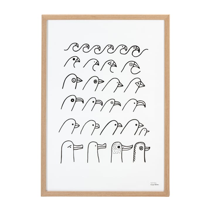 Oiva Toikka Birdhouse plakat, 50x70 cm Iittala