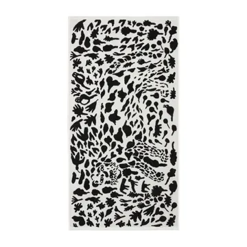 Oiva Toikka Cheetah badehåndklæde 70x140 cm - Sort/Hvid - Iittala