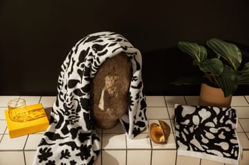 Oiva Toikka Cheetah badehåndklæde 70x140 cm - Sort/Hvid - Iittala
