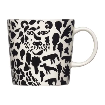 Oiva Toikka Cheetah krus 30 cl - Sort/Hvid - Iittala