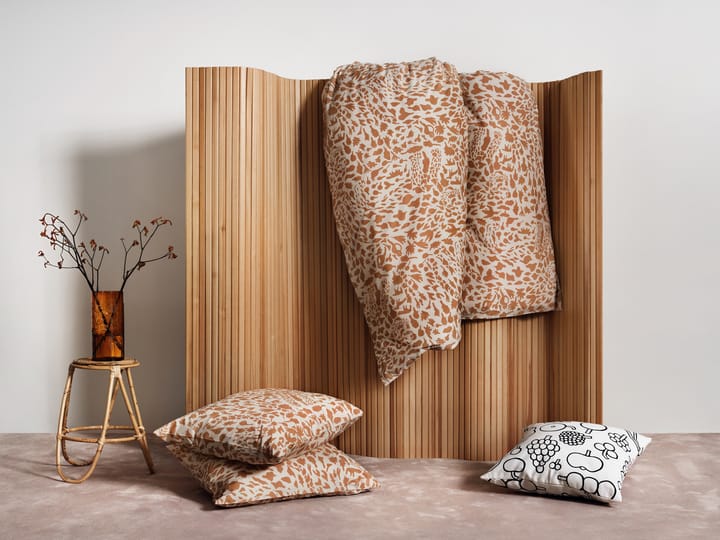 Oiva Toikka Cheetah sengesæt 150x210 cm, Brun Iittala
