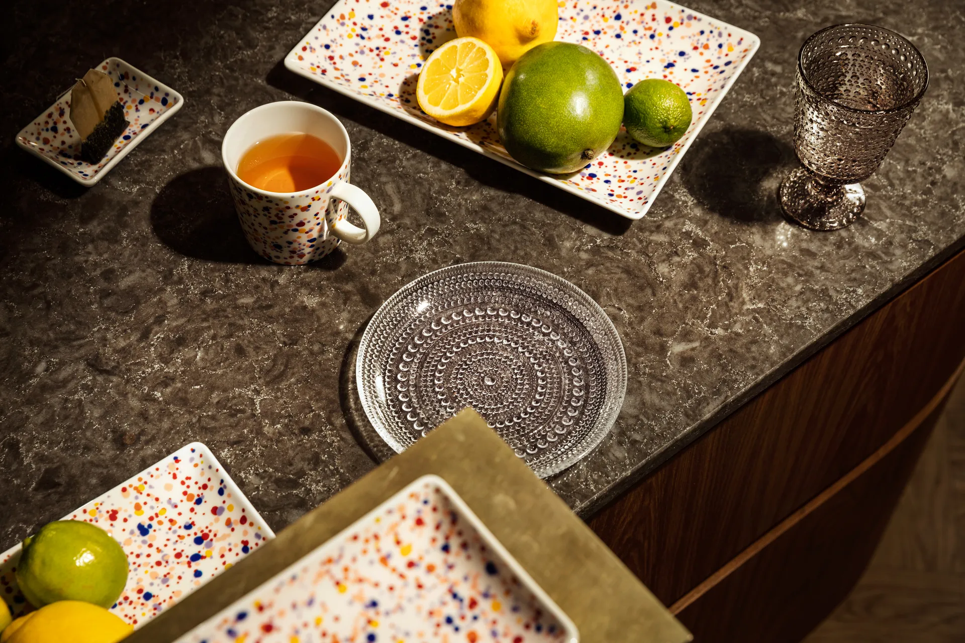 Oiva Toikka Helle A7 tallerken 7x10 cm, Ametyst Iittala