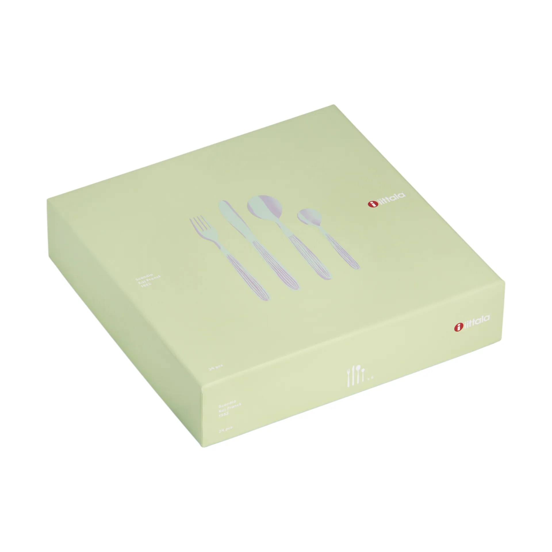 Scandia bestik sæt gaveæske 24 dele, Mat Iittala