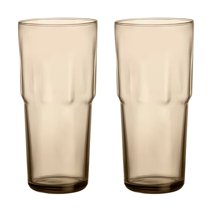 Solare drikkeglas højt 39 cl 2-pak - Linned - Iittala