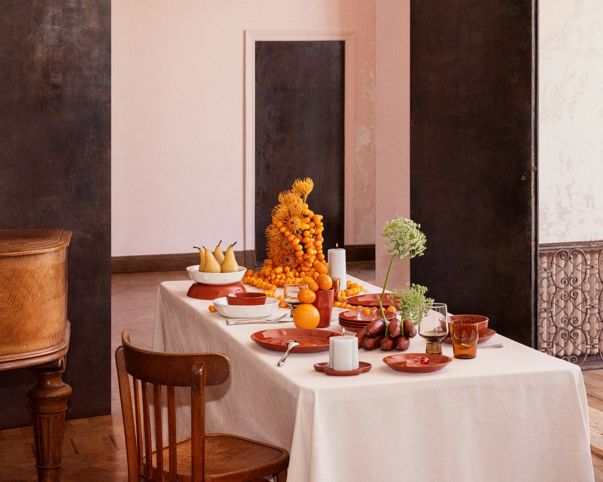 Solare dyb tallerken Ø22 cm, Terrakotta Iittala