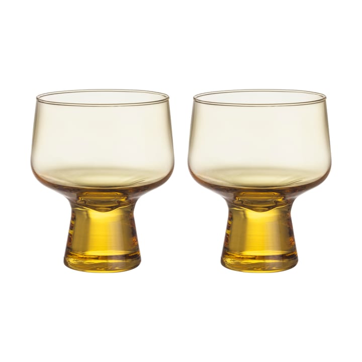 Solare glas på fod 29 cl 2-pak - Ildgul - Iittala