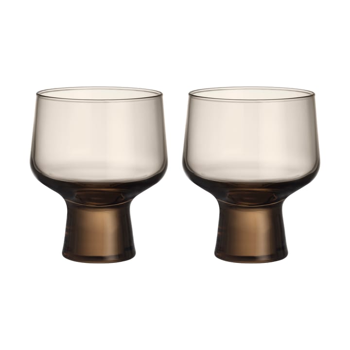 Solare glas på fod 29 cl 2-pak - Linned - Iittala