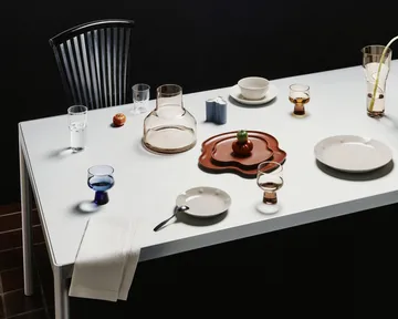 Solare glas på fod 29 cl 2-pak - Regn - Iittala