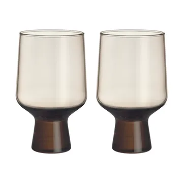 Solare glas på fod 40 cl 2-pak - Linned - Iittala