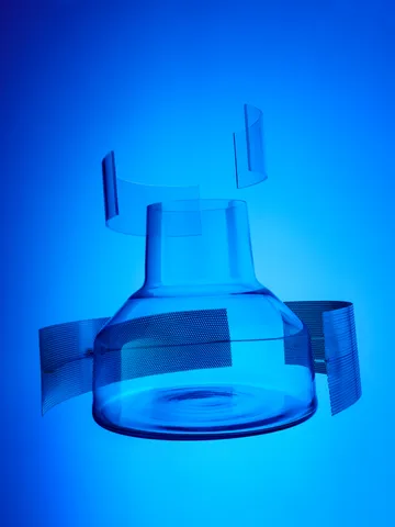 Solare vase lav Ø22x20 cm - Klar - Iittala