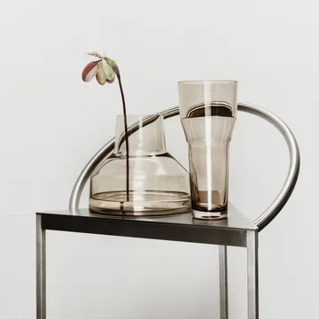 Solare vase lav Ø22x20 cm - Linnedug - Iittala