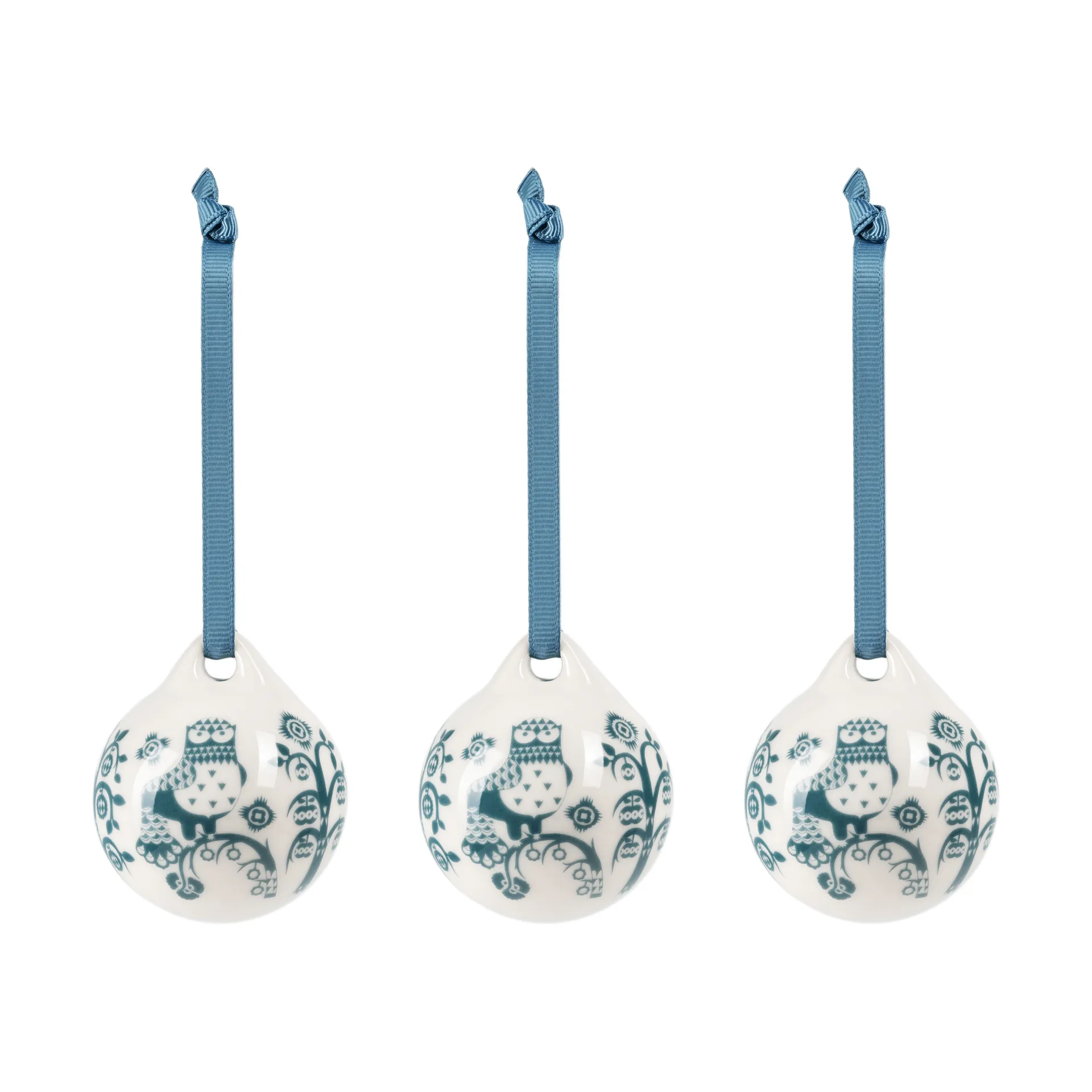 Taika dekoration, Stålblå, 5 cm, 3-pak Iittala