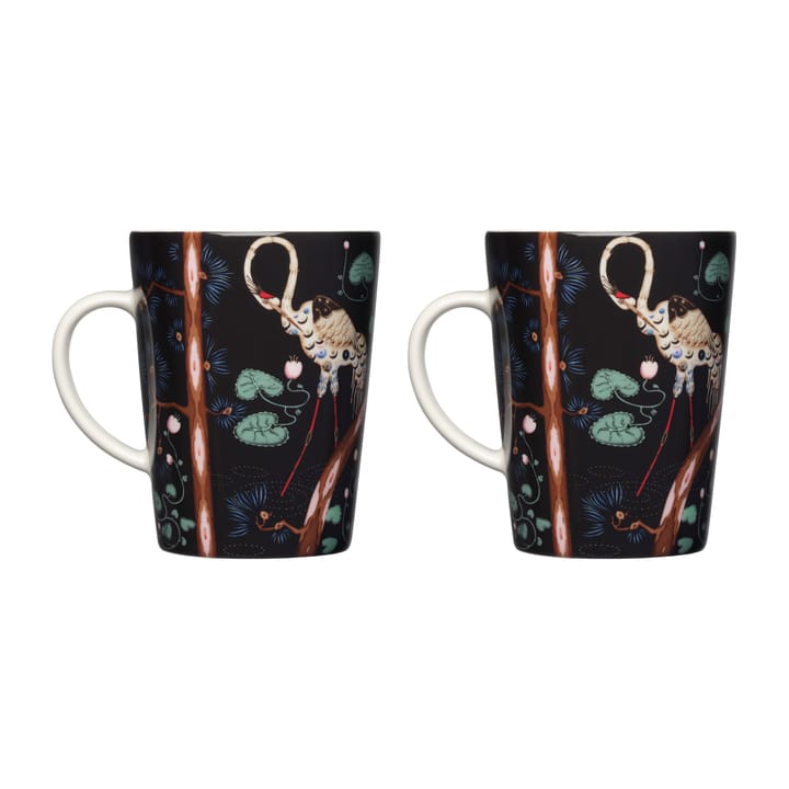 Taika krus 40 cl 15-års jubilæum gavesæt 2-pak - Sort - Iittala