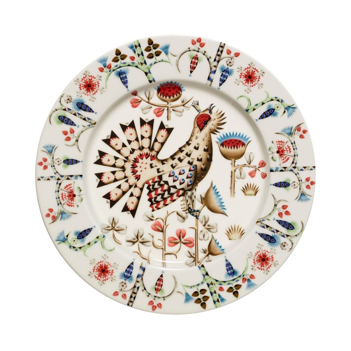 Taika Siimes asiet 22 cm, Hvid Iittala