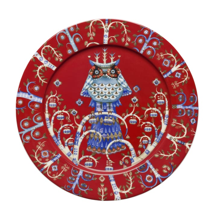 Taika tallerken 27 cm - rød - Iittala
