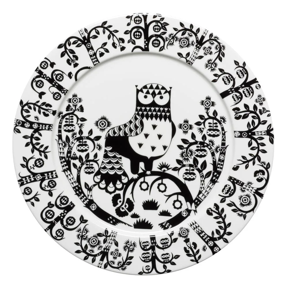 Taika tallerken 30 cm, sort Iittala