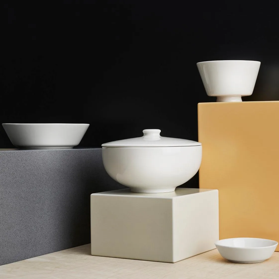 Teema Tiimi dyb tallerken 9 cm, hvid Iittala