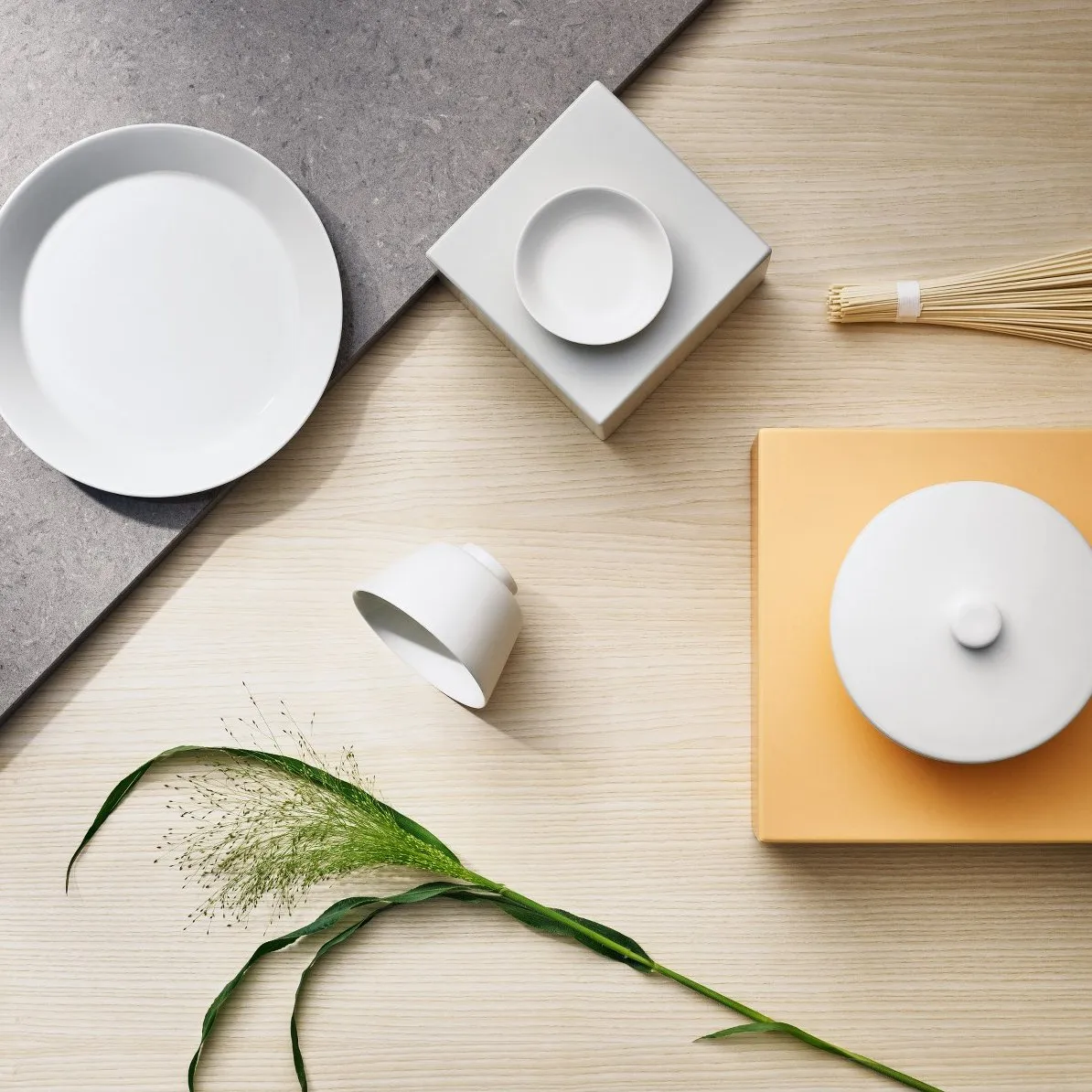 Teema Tiimi dyb tallerken 9 cm, hvid Iittala