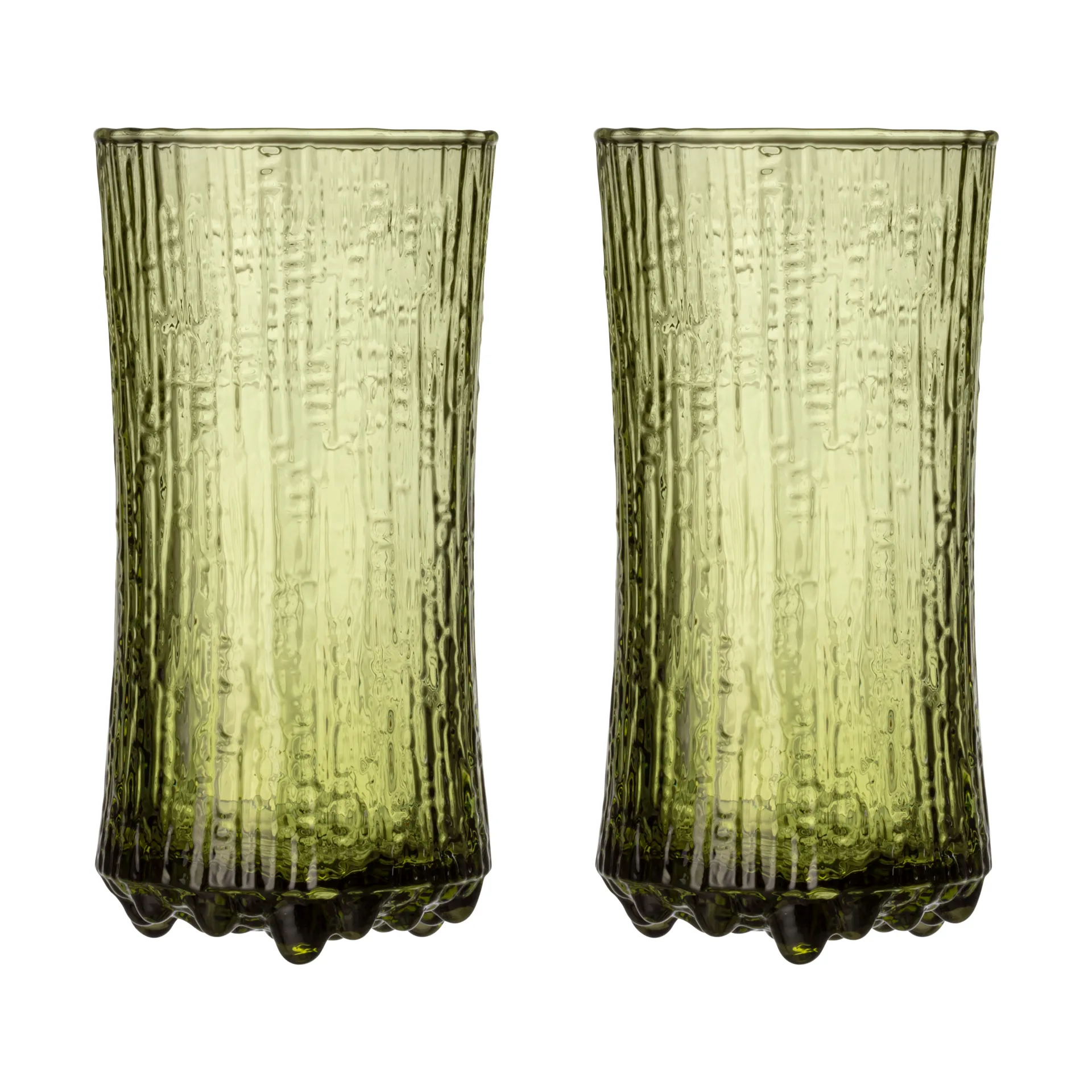 Ultima Thule champagneglas finsk sand 18 cl 2-pack, Grøn Iittala