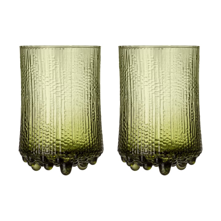 Ultima Thule ølglas finsk sand 38 cl 2-pak - Grøn - Iittala