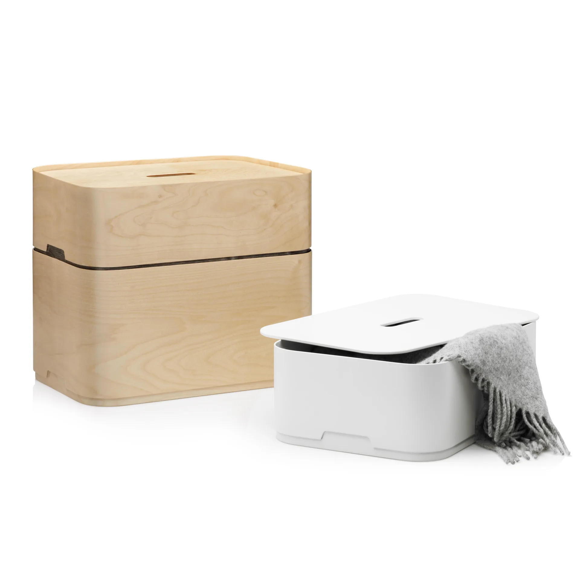 Vakka opbevaringskasse lille, Askefiner Iittala