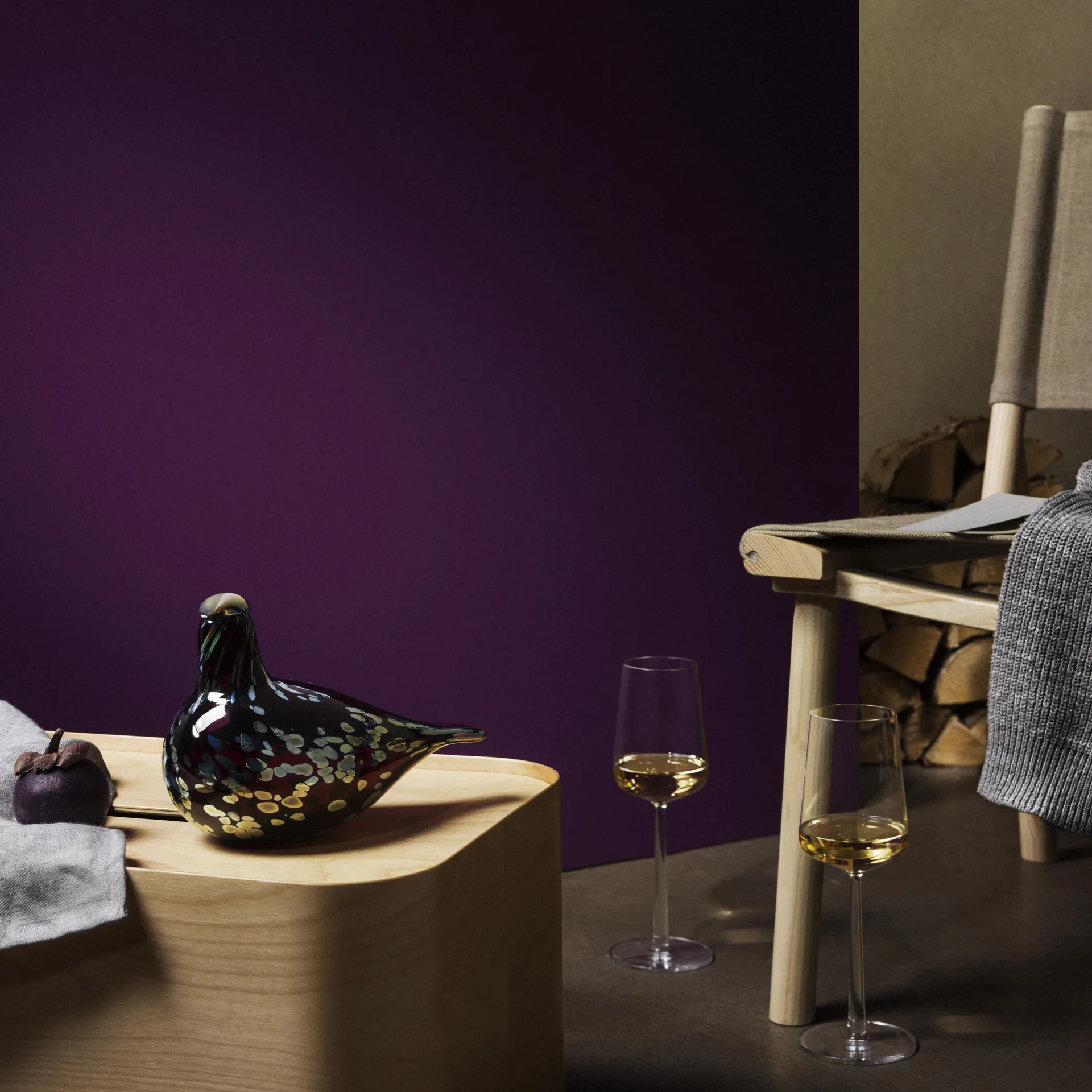 Vakka opbevaringskasse stor, birkefinér Iittala