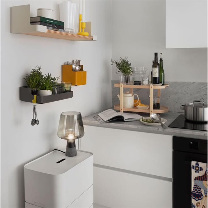 Vakka opbevaringskasse stor, hvidmalet birkefinér Iittala